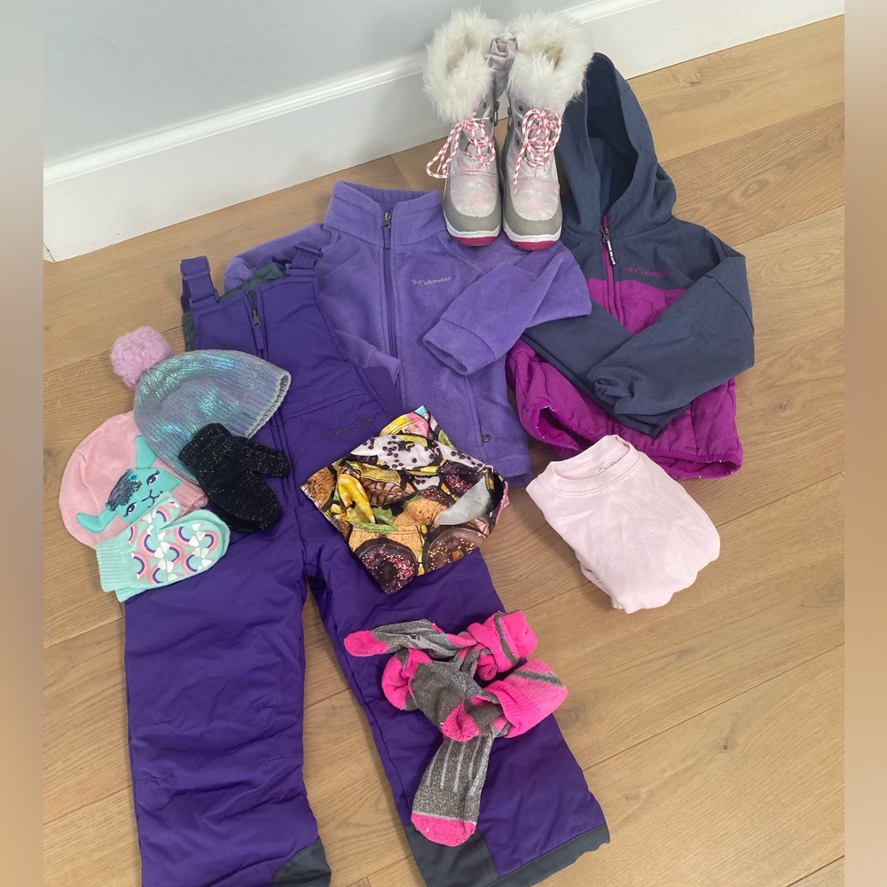 Girl ski clothes 4-6 year